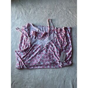 Joyspun Women's Pluse Size 2X Chemise New with Tags Pink